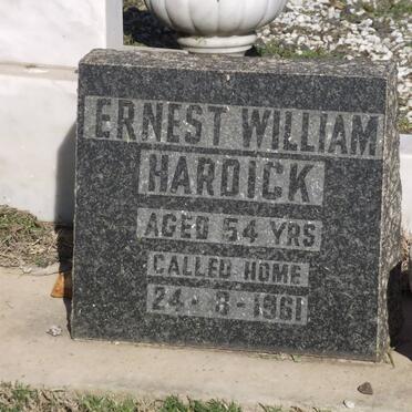 HARDICK Ernest William -1961