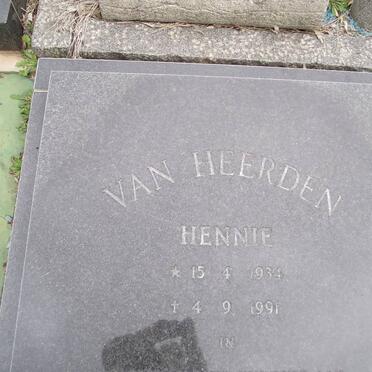 HEERDEN H.J., van 1934-1991