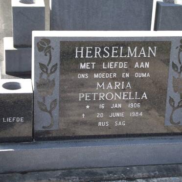 HERSELMAN Maria Petronella 1906-1984