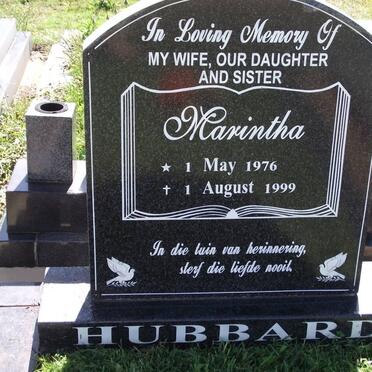 HUBBARD Marintha 1976-1999