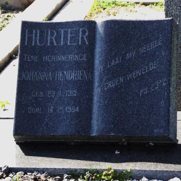 HURTER Johanna Hendriena 1919-1964