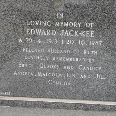 JACK-KEE Edward 1913-1987