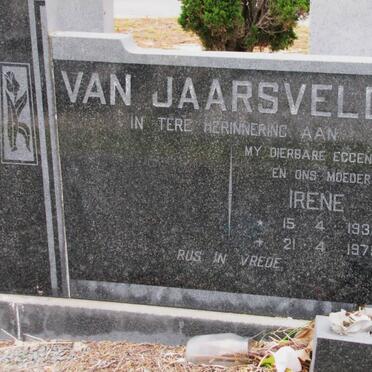 JAARSVELDT Irene, van 1933-1975