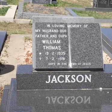 JACKSON William Thomas 1935-1991