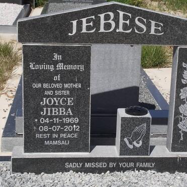 JEBESE Joyce Jibba 1969-2012