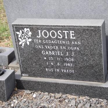 JOOSTE Gabriel J.J. 1906-1983