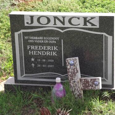 JONCK Frederik Hendrik 1930-2007