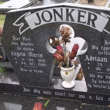JONKER Adriaan Jacobus 1936-1988 &amp; Engela Maria 1941-2001