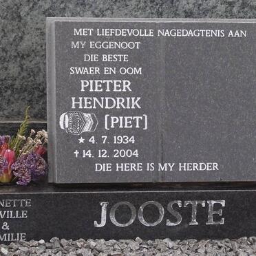 JOOSTE Pieter Hendrik 1934-2004