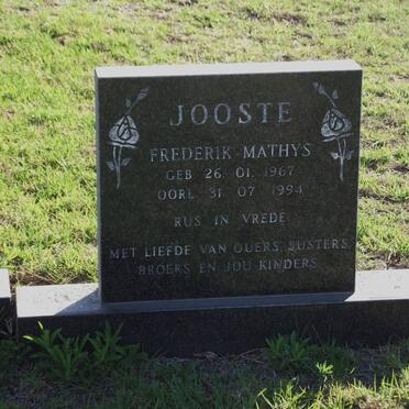JOOSTE Frederik Mathys 1967-1994