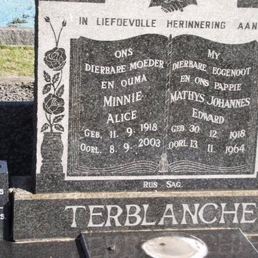 KAPP Minnie Alice 1918-2003 :: TERBLANCHE Mathys Johannes Edward 1918-1964