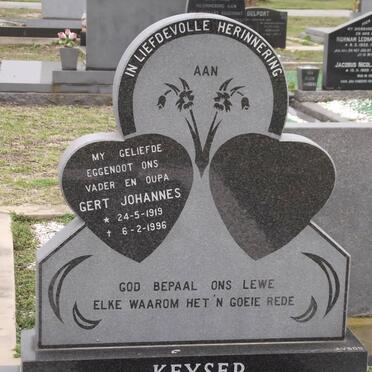 KEYSER Gert Johannes 1919-1996