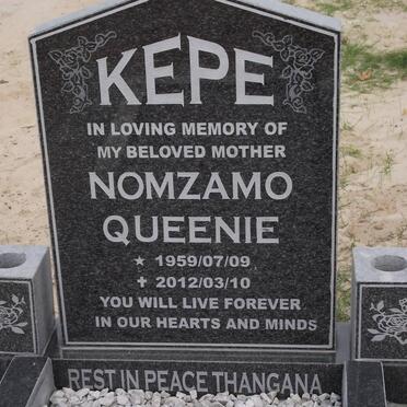 KEPE Nomzamo Queenie 1959-2012