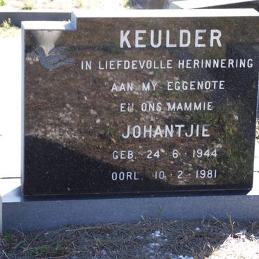 KEULDER Johantjie 1944-1981