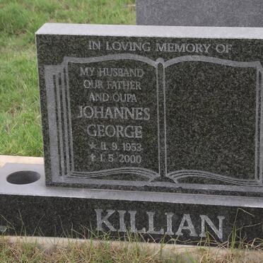 KILLIAN Johannes George 1953-2000