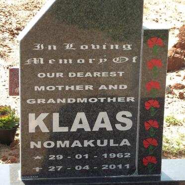 KLAAS Nomakula 1962-2011