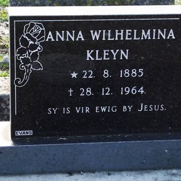 KLEYN Anna Wilhelmina 1885-1964