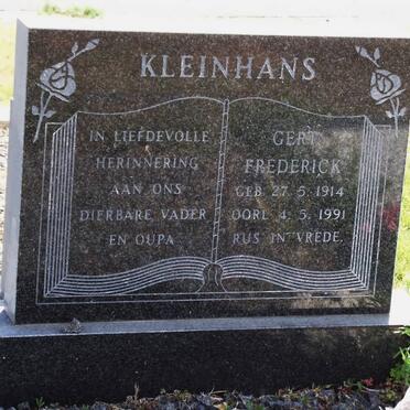 KLEINHANS Gert Frederick 1914-1991