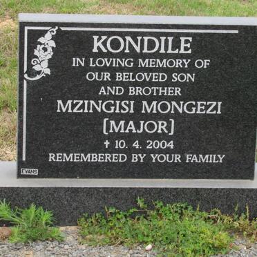 KONDILE Mzingisi Mongezi  -2004