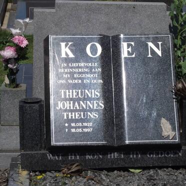 KOEN Theunis Johannes 1922-1997