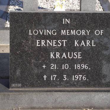 KRAUSE Ernest Karl 1896-1976