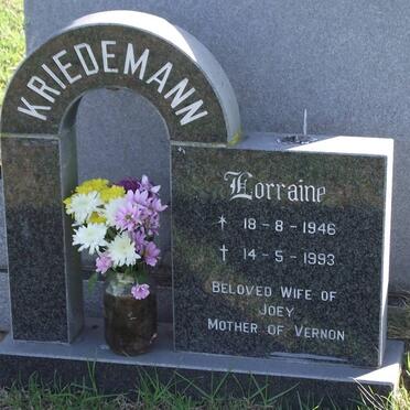 KRIEDEMANN Lorraine 1946-1993