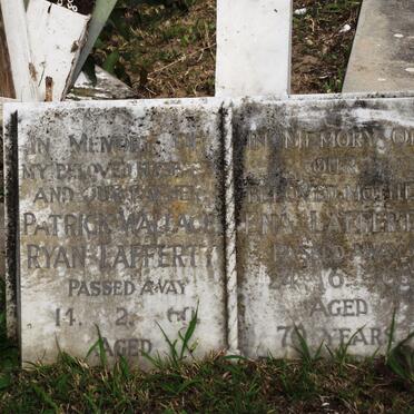 LAFFERTY Patrick Wallace Ryan -1960 &amp; Ena -1966