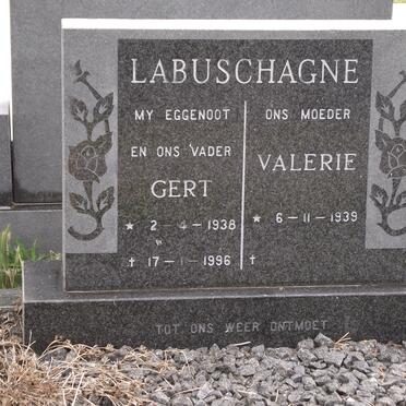 LABUSCHAGNE Gert 1938-1996 &amp; Valerie 1939-