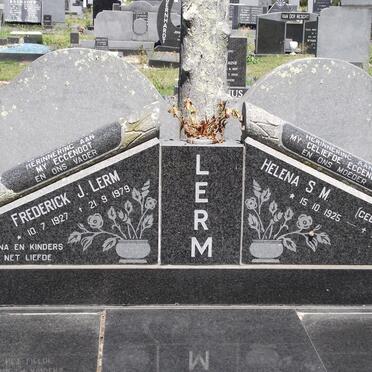 LERM Frederick J. 1927-1979 &amp; Helena S.M VAN AS 1925-1978