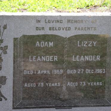 LEANDER Adam -1959 &amp; Lizzy -1963