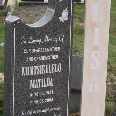 LISA Nontsikelelo Matilda 1921-2004