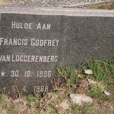 LOGGERENBERG Francis Godfrey, van 1906-1968