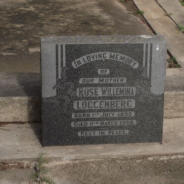 LOGGENBERG Rose Willemina 1890-1958