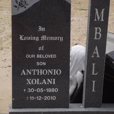 MBALI Anthonio Xolani 1980-2010