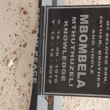 MBOMBELA Mthuthuzeli Knowledge 1976-2012