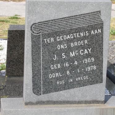 MC CAY J.S. 1909-1978