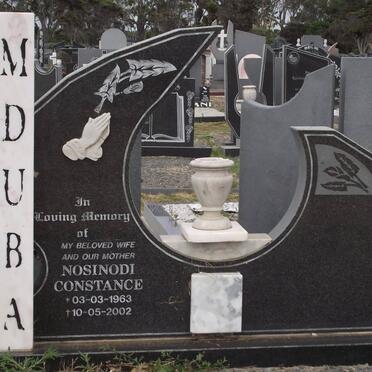 MDUBA Nosinodi Constance 1963-2002