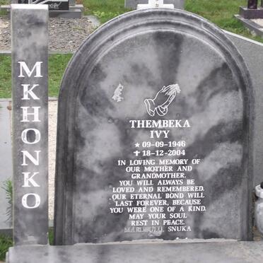 MKONKO Thembeka Ivy 1946-2004