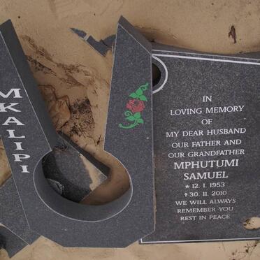 MKALIPI Mphutumi Samuel 1953-2010