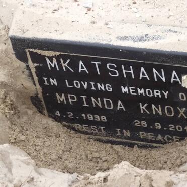 MKATSHANA Mpinda Knox 1938-2010