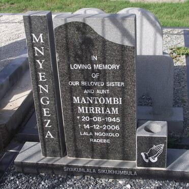 MNYENGEZA Mantombi Mirriam 1945-2006