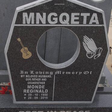 MNGQETA Monde Reginald 1950-2010