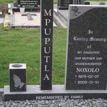 MPUPUTLA Noxolo 1979-2006