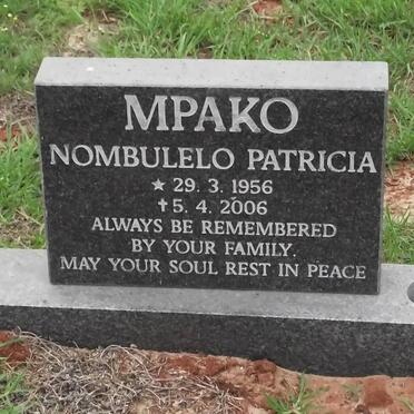 MPAKO Nombulelo Patricia 1956-2006