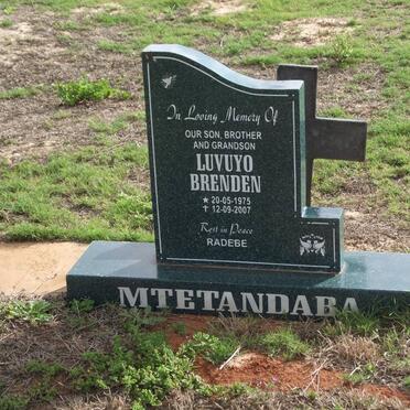 MTETANDABA Luvuyo Brenden 1975-2007