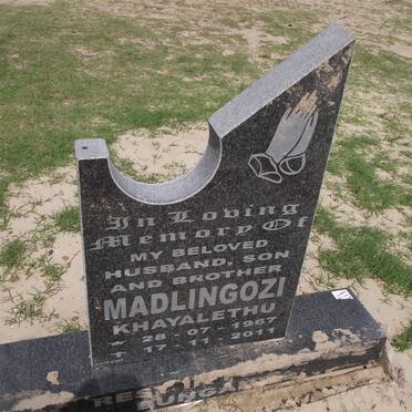 MADLINGOZI Khayalethu 1967-2011