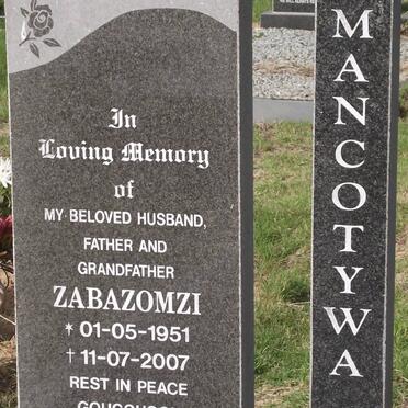 MANCOTYWA Zabazomzi 1951-2007
