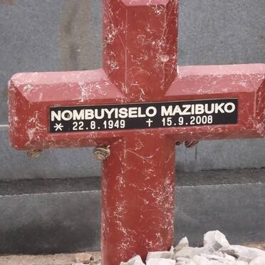 MAZIBUKO Nombuyiselo 1949-2008