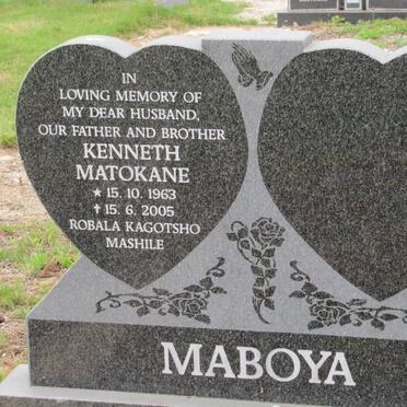 MABOYA Kenneth Matokane 1963-2005