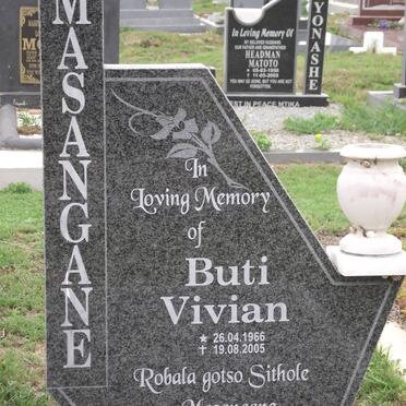 MASANGANE Buti Vivian 1966-2005